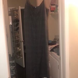 A mid length dress